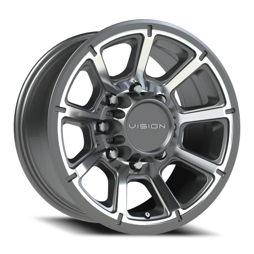 Vision 353 17x8.5 +18 8x170mm 125.2mm Gunmetal Machined Face