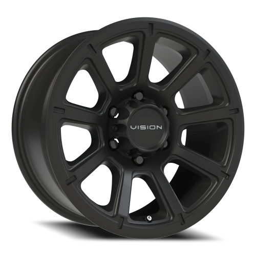 Vision 353 17x8.5 +18 6x139.7mm 106.2mm Matte Black