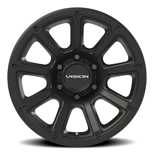 Vision 353 17x8.5 +18 6x139.7mm 106.2mm Matte Black