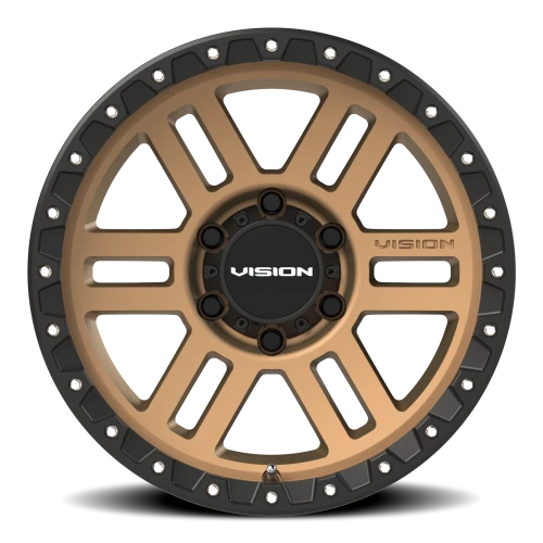 Vision 354 17x9 +12 6x139.7mm 106.2mm Satin Bronze Satin Black Lip