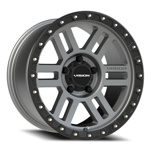 Vision 354 17x9 +12 5x127mm 78.1mm Satin Grey
