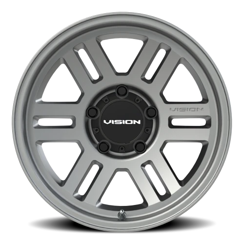 Vision 355 17x9 -12 5x139.7mm 108mm Satin Gray