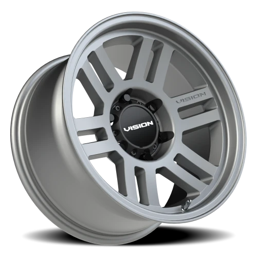Vision 355 17x9 -12 6x139.7mm 106.2mm Satin Gray