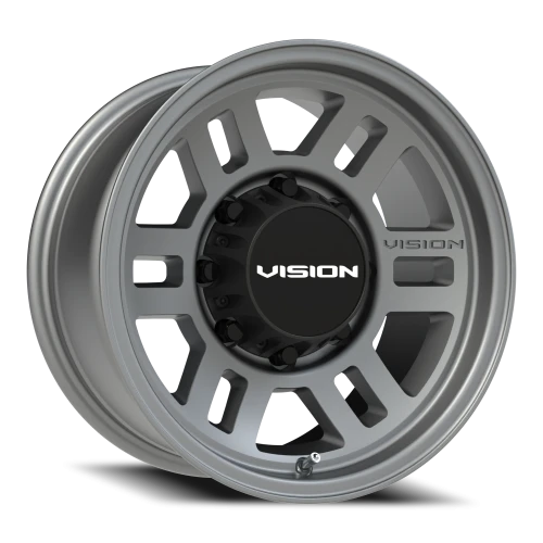 Vision 355 16x8 +0 8x165.1mm 125.2mm Satin Gray