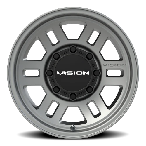 Vision 355 16x8 +0 8x165.1mm 125.2mm Satin Gray