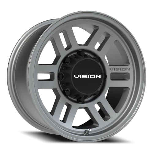 Vision 355 17x9 +12 8x165.1mm 125.2mm Satin Gray