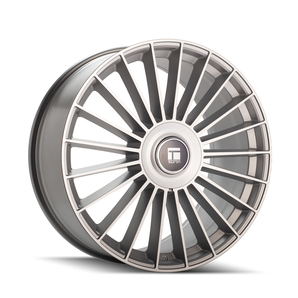 Touren TR10 22x9" 5x112mm 74.1mm CB +35mm Satin Silver Machined