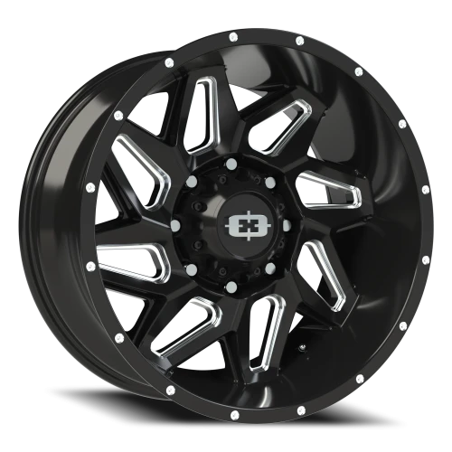 Vision 361 20x9 +12 8x170mm 125.2mm Gloss Black Milled Spokes