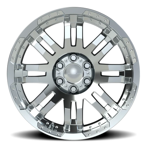 Vision 375 17x8.5 +18 6x114.3mm 73mm Chrome