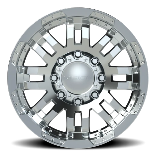 Vision 375 17x8.5 +18 8x165.1mm 125.2mm Chrome