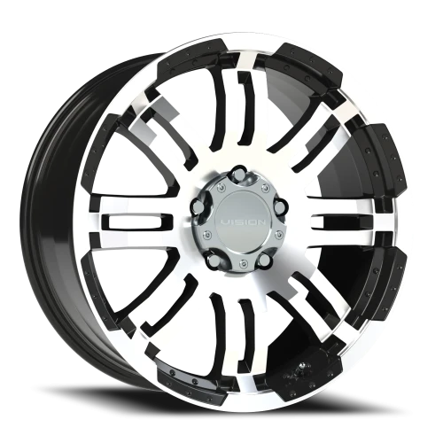 Vision 375 20x9 +35 5x150mm 110.2mm Gloss Black Machined Face
