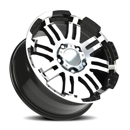 Vision 375 18x8.5 +25 5x150mm 110.2mm Gloss Black Machined Face