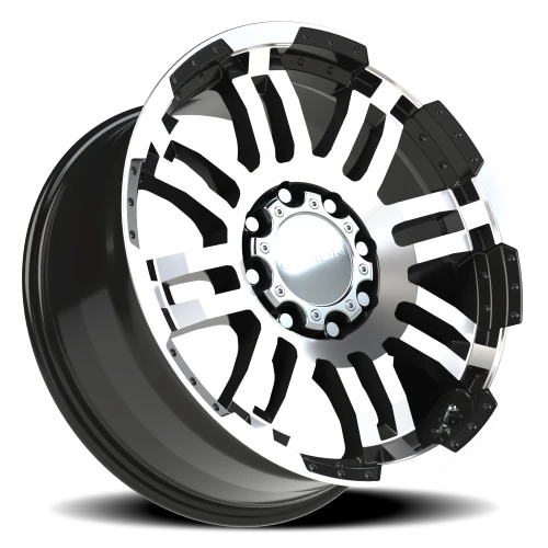 Vision 375 20x9 +0 8x165.1mm 125.2mm Gloss Black Machined Face