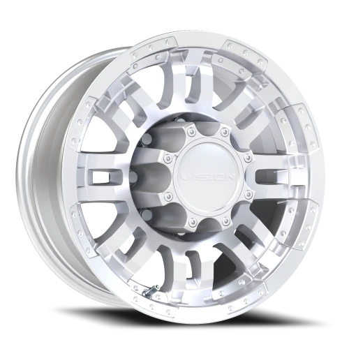 Vision 375 16x8 +0 8x165.1mm 125.2mm Silver