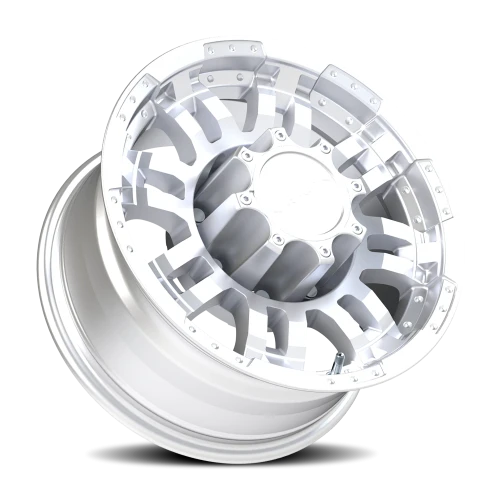 Vision 375 16x8 +0 8x165.1mm 125.2mm Silver