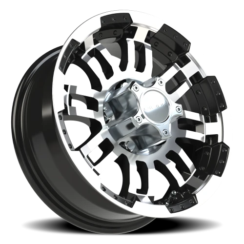 Vision 375 15x6 +0 5x127mm 83mm Gloss Black Machined Face