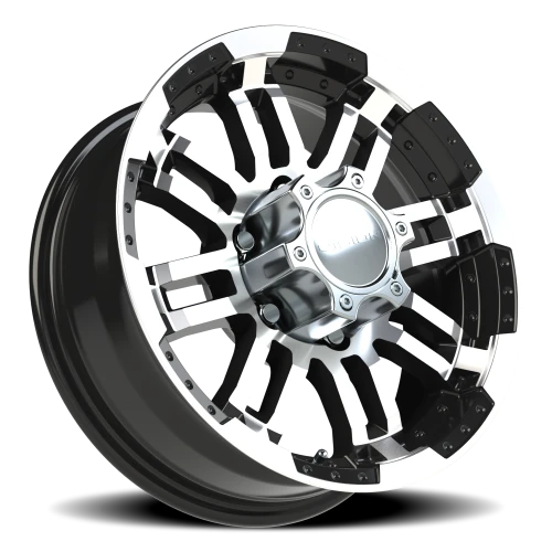 Vision 375 16x6 +0 6x139.7mm 108mm Gloss Black Machined Face