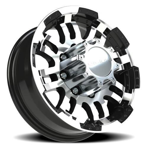 Vision 375 16x6 +0 8x165.1mm 124.5mm Gloss Black Machined Face