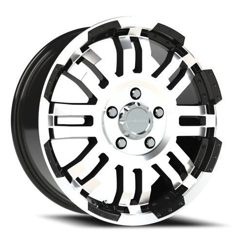 Vision 375 18x7.5 +55 5x130mm 78.3mm Gloss Black Machined Face