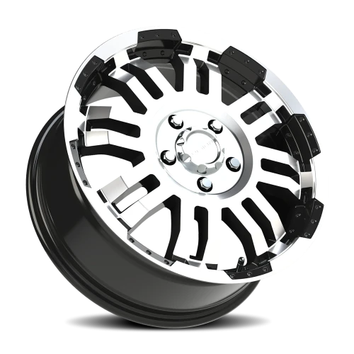 Vision 375 18x7.5 +55 5x130mm 78.3mm Gloss Black Machined Face
