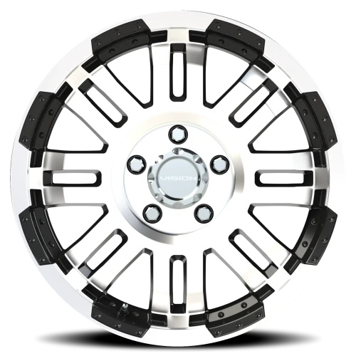 Vision 375 18x7.5 +55 5x130mm 78.3mm Gloss Black Machined Face