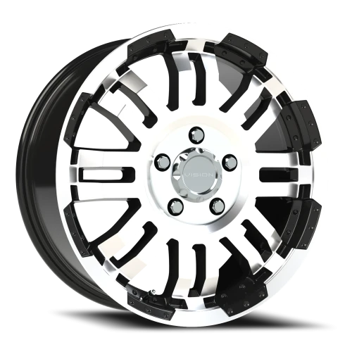 Vision 375 18x7.5 +55 5x130mm 78.3mm Gloss Black Machined Face