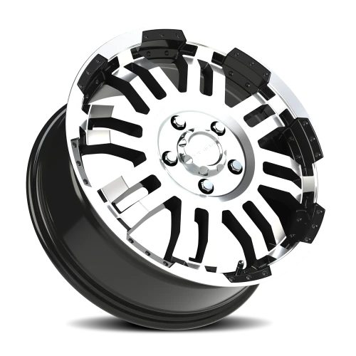 Vision 375 18x7.5 +55 5x130mm 78.3mm Gloss Black Machined Face