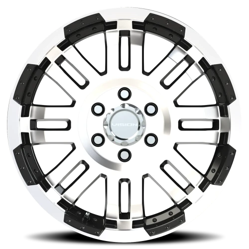 Vision 375 18x7.5 +55 6x130mm 78.4mm Gloss Black Machined Face