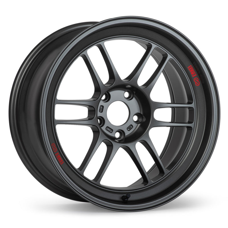 Enkei RPF1RS 18x9.5 5x114.3 12mm Offset 75mm Bore Matte Gunmetal Wheel-Wheels - Cast-Enkei-