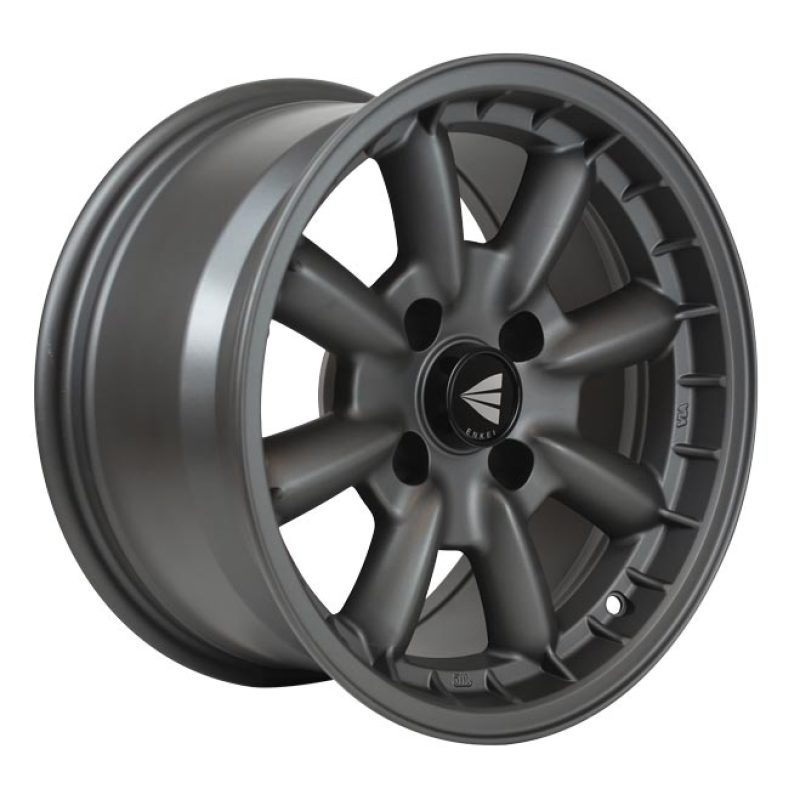 Enkei Compe 16x8 0mm Offset 4x114.3 Bolt Pattern 72.6mm Bore Dia Matte Gunmetal Wheel-Wheels - Cast-Enkei-
