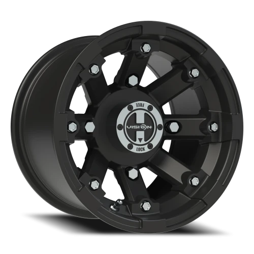 Vision 393 12x8 -10 4x156mm 131.1mm Matte Black