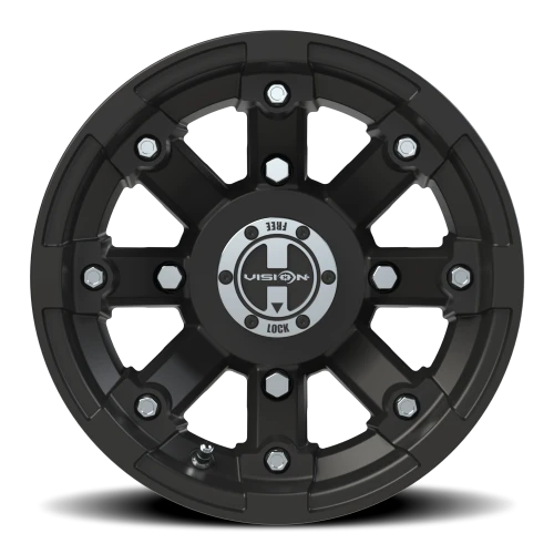 Vision 393 12x8 -10 4x156mm 131.1mm Matte Black