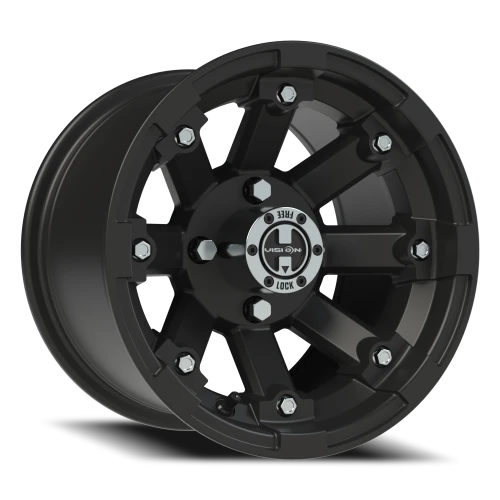 Vision 393 12x8 -10 4x101.6mm 69.85mm Matte Black
