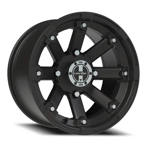 Vision 393 14x8 -10 4x136mm 110.5mm Matte Black