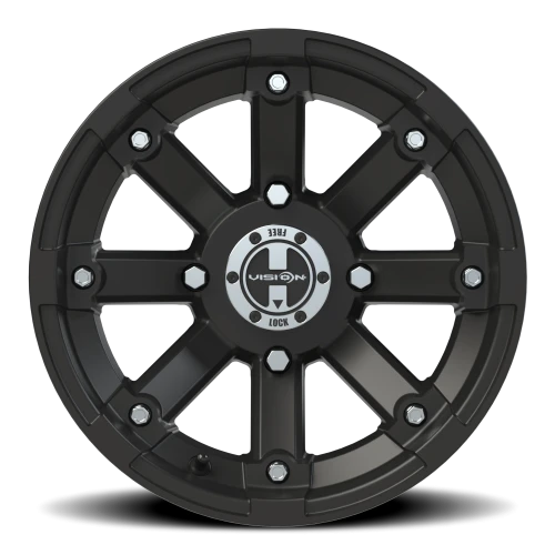 Vision 393 14x8 -10 4x136mm 110.5mm Matte Black
