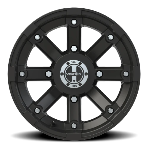 Vision 393 14x8 -10 4x156mm 131.1mm Matte Black