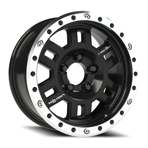 Vision 398 16x7 +0 5x127mm 78.1mm Gloss Black Machined Lip