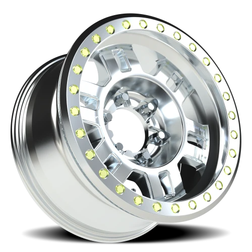 Vision 398 17x8.5 +0 6x139.7mm 108mm Machined Machined Machined Beadlock Ring