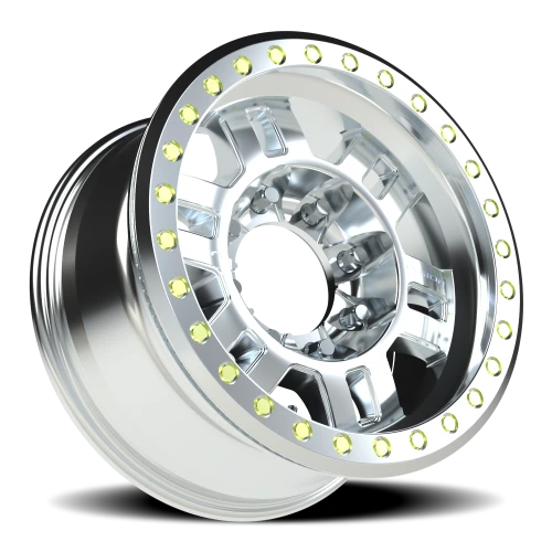 Vision 398 17x8.5 -15 8x170mm 125.2mm Machined Machined Machined Beadlock Ring