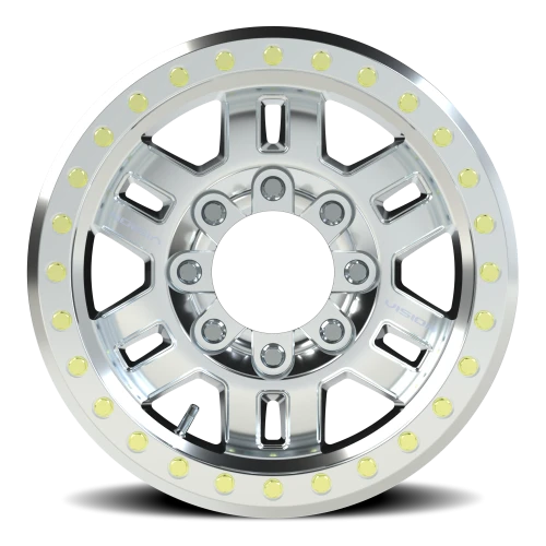 Vision 398 17x8.5 -15 8x170mm 125.2mm Machined Machined Machined Beadlock Ring