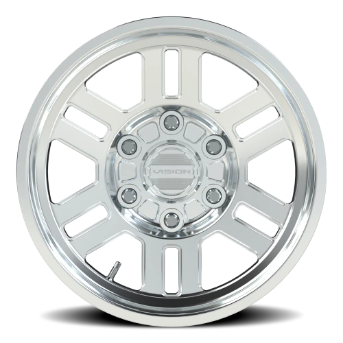 Vision 398 18x9 -12 6x165.1mm 108mm Machined Raw Machined No Clear Coat