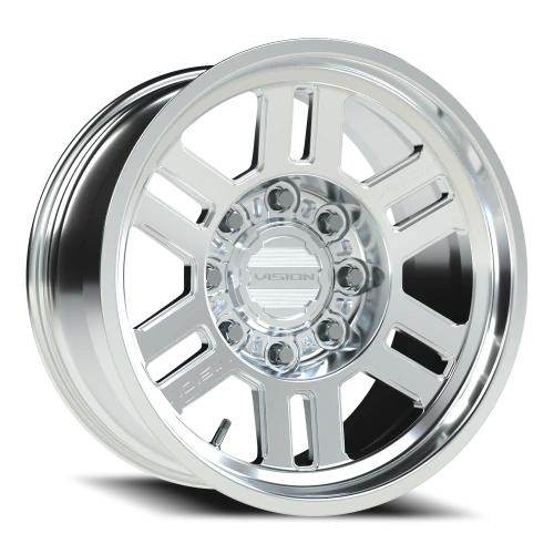 Vision 398 18x9 -12 8x165.1mm 130.8mm Machined Raw Machined No Clear Coat