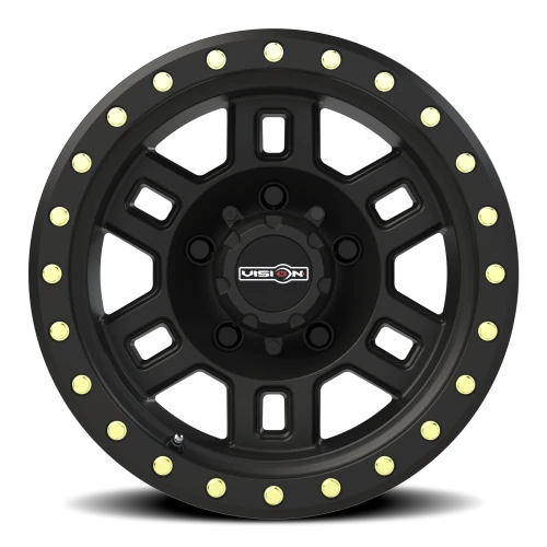 Vision 398 15x8 -19 5x139.7mm 110mm Matte Black