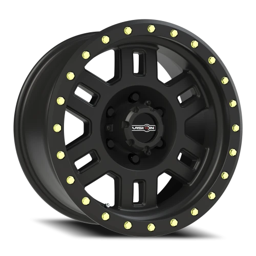 Vision 398 17x8.5 +0 6x139.7mm 106.2mm Matte Black