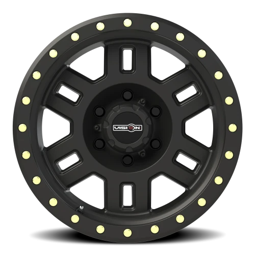 Vision 398 17x8.5 +0 6x139.7mm 106.2mm Matte Black