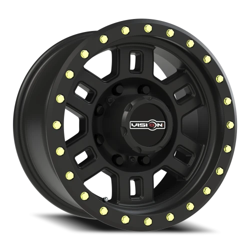 Vision 398 16x8 +0 8x165.1mm 125.2mm Matte Black