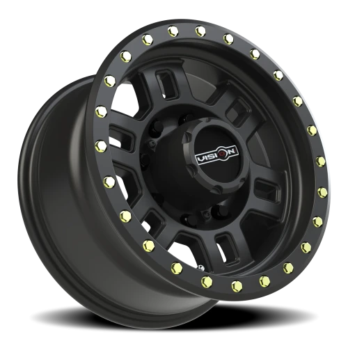 Vision 398 16x8 +0 8x165.1mm 125.2mm Matte Black