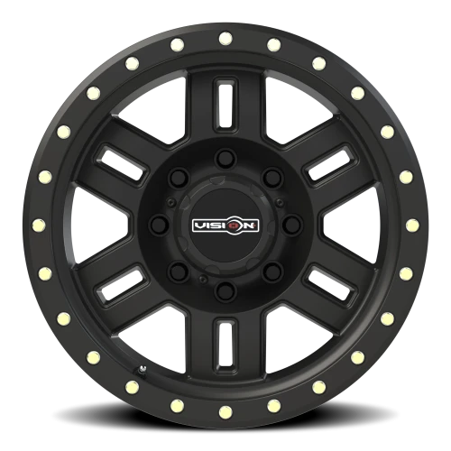 Vision 398 18x9 +12 8x165.1mm 125.2mm Matte Black
