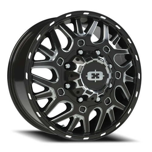 Vision 404 20x8.25 +104 8x165.1mm 121.4mm Gloss Black Milled