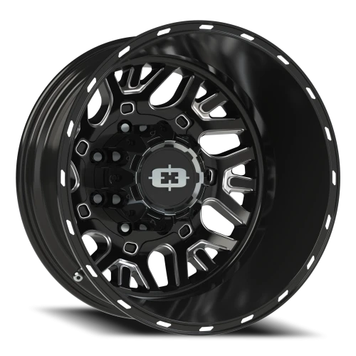 Vision 404 20x8.25 -201 8x170mm 125.2mm Gloss Black Milled